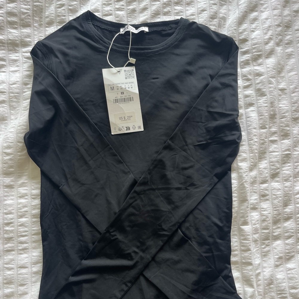 Zara black long sleeve